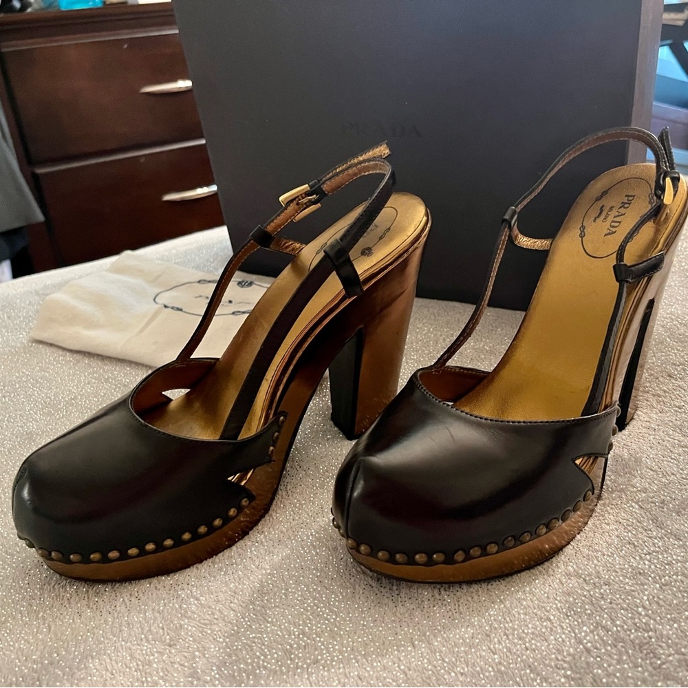 Prada Clog shoes SZ 38 - Picture 6 of 10